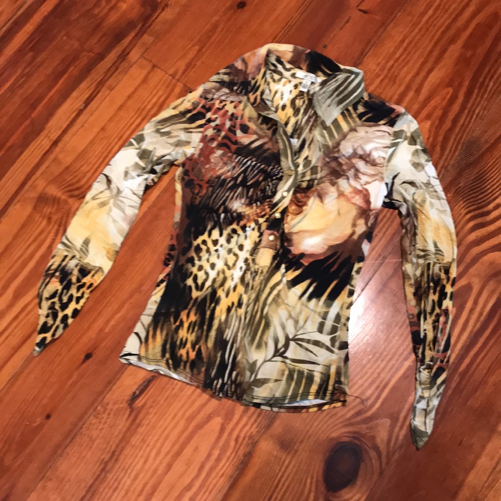 Cache long sleeve blouse